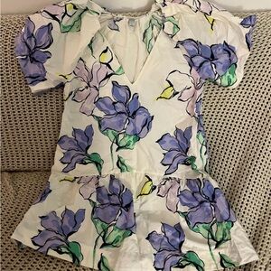 A New Day Floral V-Neck Dress